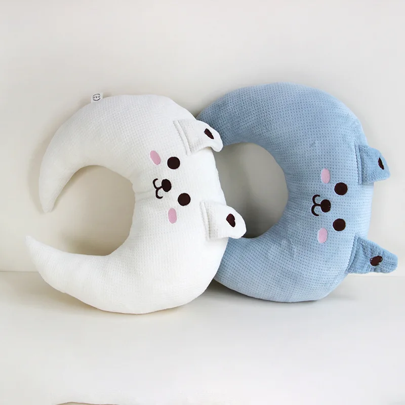 New Baby Sleeping Throw Pillow Kids Cute Tummy Pillow Newborn Cushion Boy Girl Soft Cotton Pillow 4