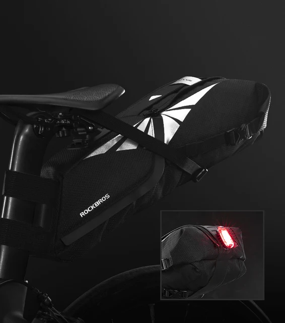 Borse Laterali Per Bici Posteriore - PVC 600D Impermeabile, Riflettenti, Capacità 31.5x31.5x16cm - Foto 8