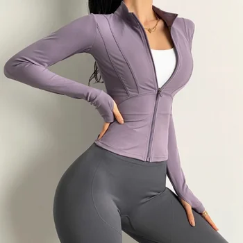 Women’s Long Sleeve Yoga Jacket 1