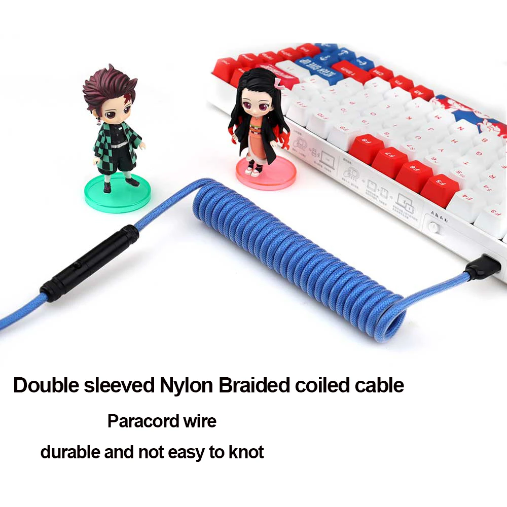 Coiled Cable Type C Mini Xlr Aviator Flexible Keyboard Cables Type C