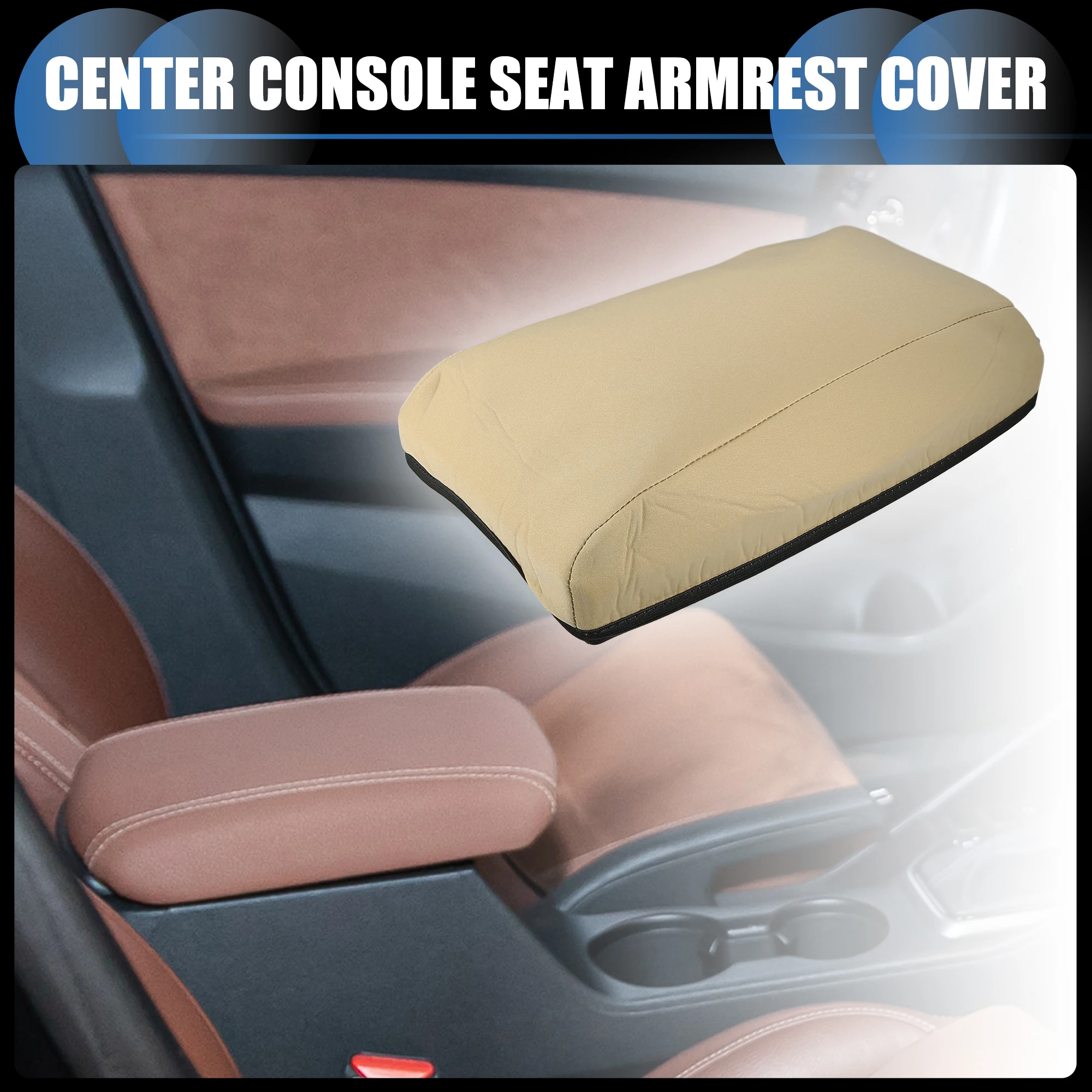 INFINAUTO 1 Housse De Protection Pour Accoudoir Hyundai Tucson 2015 2016 2017 2018 En Néoprène Noir