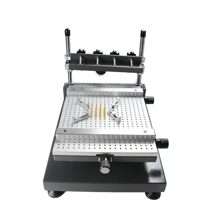 YX3040 Industrial SMT Stencil Printer machine manual screen printer Solar Mounting System 4