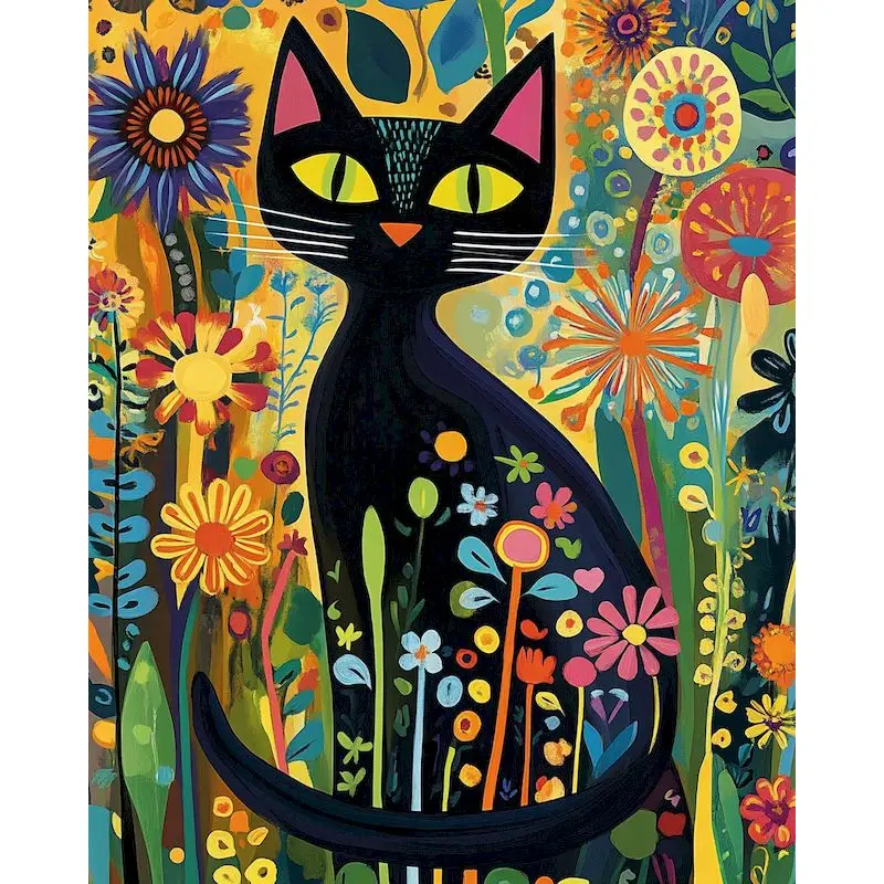 Vibrant Animal-Themed DIY Acrylic Painting Kit - Ideal for Home Decoration and Art Gifts