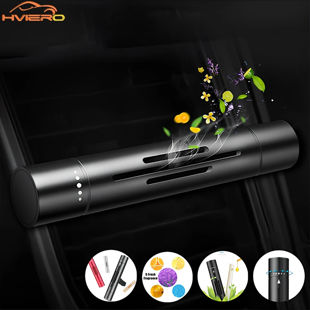 Air Freshener Smell Car Vent Perfume Flavoring Auto Interior Accessorie Custom Styling Remove Odors Aroma Multiple colors choice air freshener