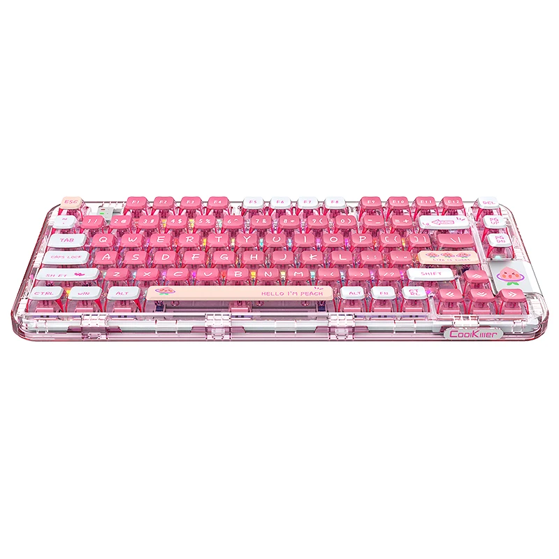 CoolKiller Transparent Keycap PC ABS CSA V2 height For Keydous Keyboard  Accessories Pc Gamer Keycaps 61 68 98 104 Keys Desktop - AliExpress