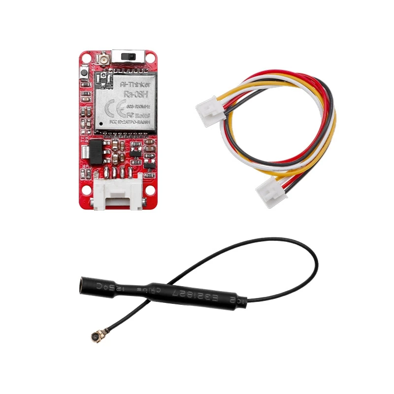 Crowtail Lora RA-08H ��� 3.3V  5V UART ������ �Һ� 32 ��Ʈ RISC MCU ASR6601 ��Ÿ� ��� 803  930Mhz