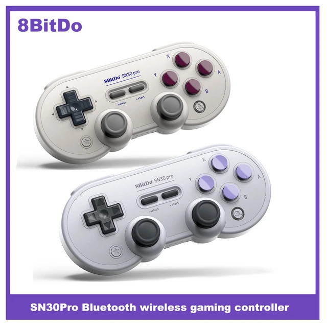 8bitdo Sn30 Pro Wireless Controller Bluetooth - Sn30 Pro Wireless Bluetooth  Gaming - Aliexpress