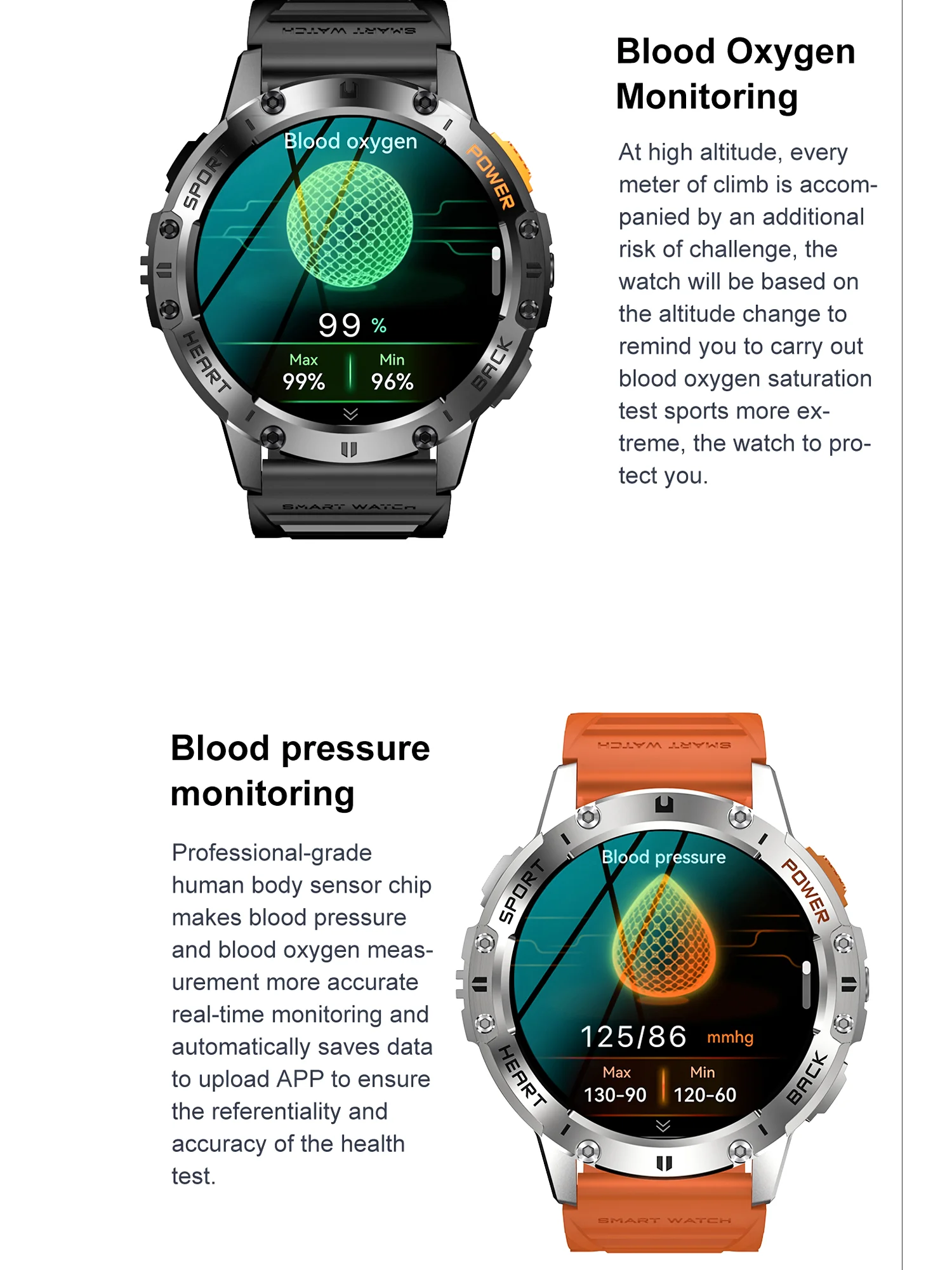 Smart Watch Men 1.43 AMOLED Screen Bluetooth Call Flashlight 530mAh Outdoor Sports Health Monitoring IP68 Smartwatches