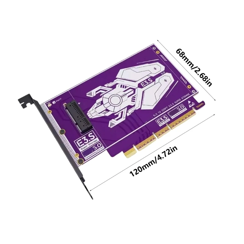 원활한 드라이브 통합 및 속도 향상을 위한 고급 PCIe5.0 EDSFF E3.S 변환기