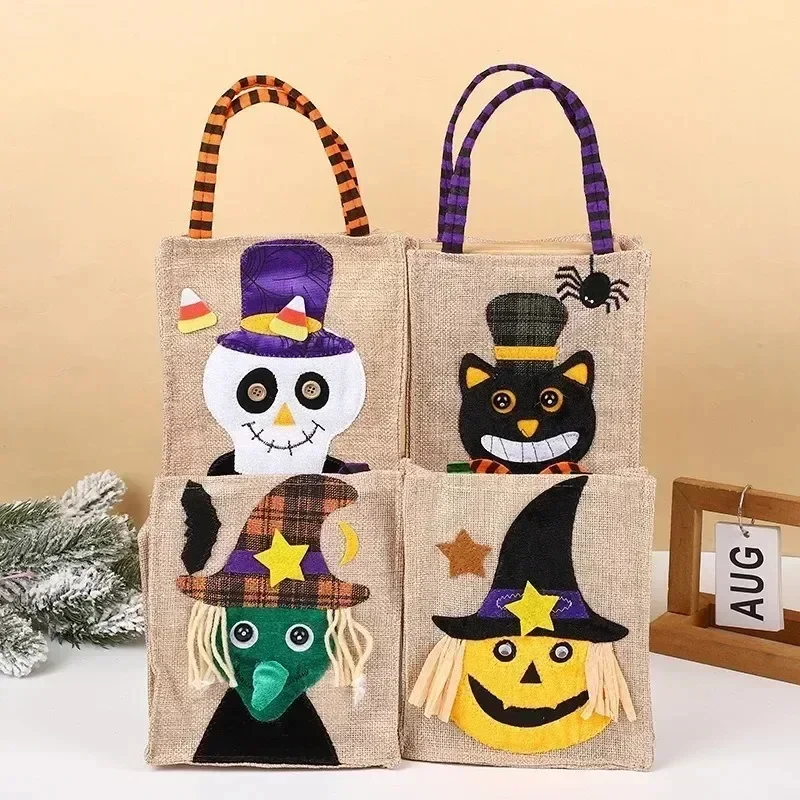 Halloween Gift Bags with Handles for Kids Party Favors