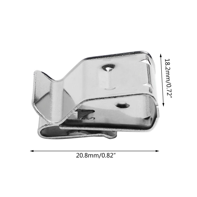 50Pcs Solar Cable Clip Wire Clip Stainless Steel Solar Cable Management Clamp Accessories