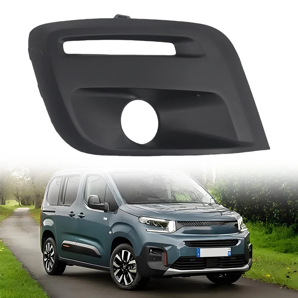 Front Bumper Fog Lamp Grille Cover 9810965777 9810965778 Fog Light Surround Cover Fit for Citroen Berlingo Peugeot Partner 15-19