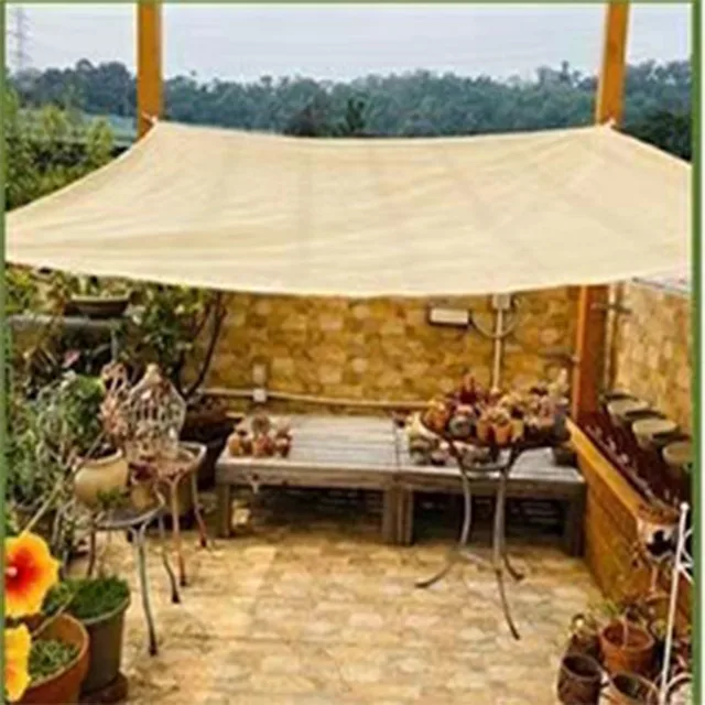 Red de sombrilla de jardín al aire libre, sombrilla de terraza, Red de sombrilla de camping, protección UV, tela de protección solar de HDPE, sombrilla - Imagen 6