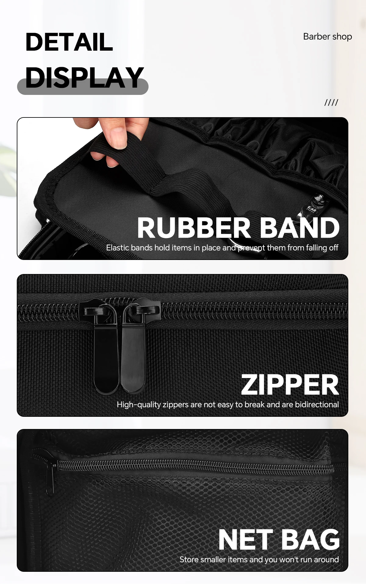 Friseur Lagerung Hard Bag Barbershop Schere Rasierer Aufbewahrung sbox Hoch leistungs Salon Vitrine langlebig für Reisetasche Werkzeuge – Detail 20