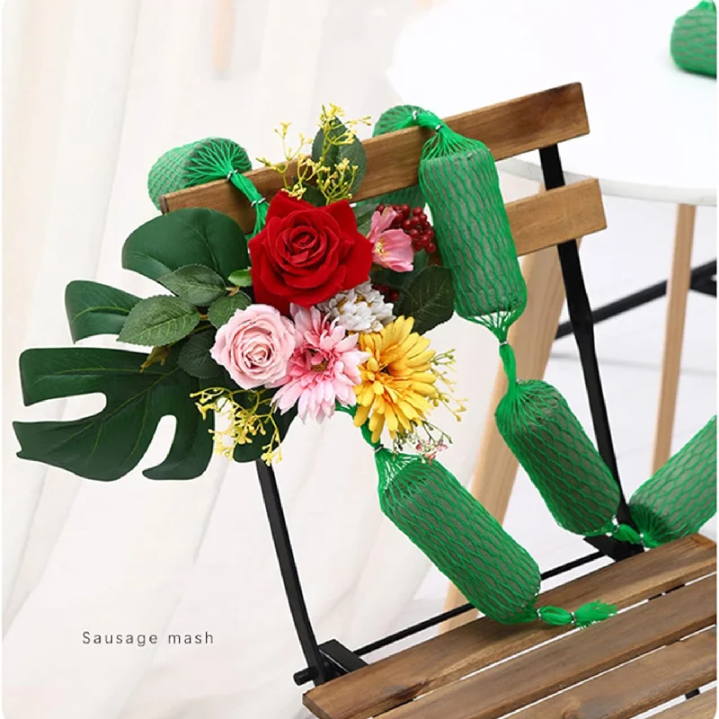 Floral Wet Foam Garland Green Flower Sponge Blocks Water Absorption Flower Holder Arrangement for Wedding Arbor Arch Door