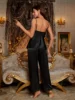 101845-8df8da.jpg Pyjama de luxe en soie, ensemble de nuit en Satin pour femmes, Camisole élégante, vêtements de détente, 2 pièces, vêtements de nuit en soie
