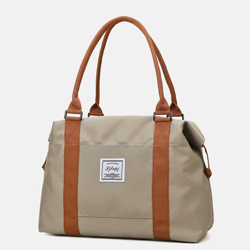 Travel Bags Canvas Tote Bag Leisure Bag Fashion Large Women Cabin Tote Handbag Oxford Cloth Canvas Waterproof Shoulder Weekend Overnight Bag