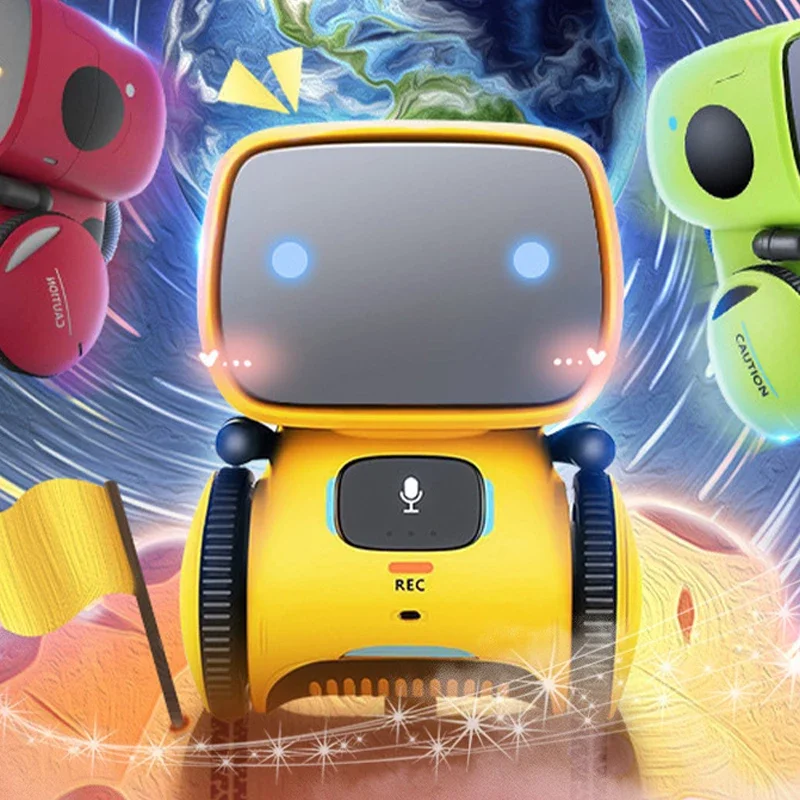 Toy Robot Voice Control Interactive Robot Cute Toy Smart for Kids Dance Voice Command Touch Control Toys birthday Gifts
