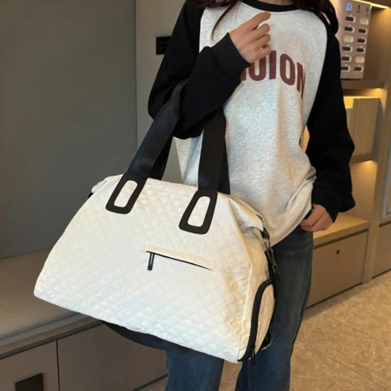 Large Capacity Portable Luggage Bag for Leisure Training Dry Wet Separation Swimming Boarding Independent Shoe Compartment Bag