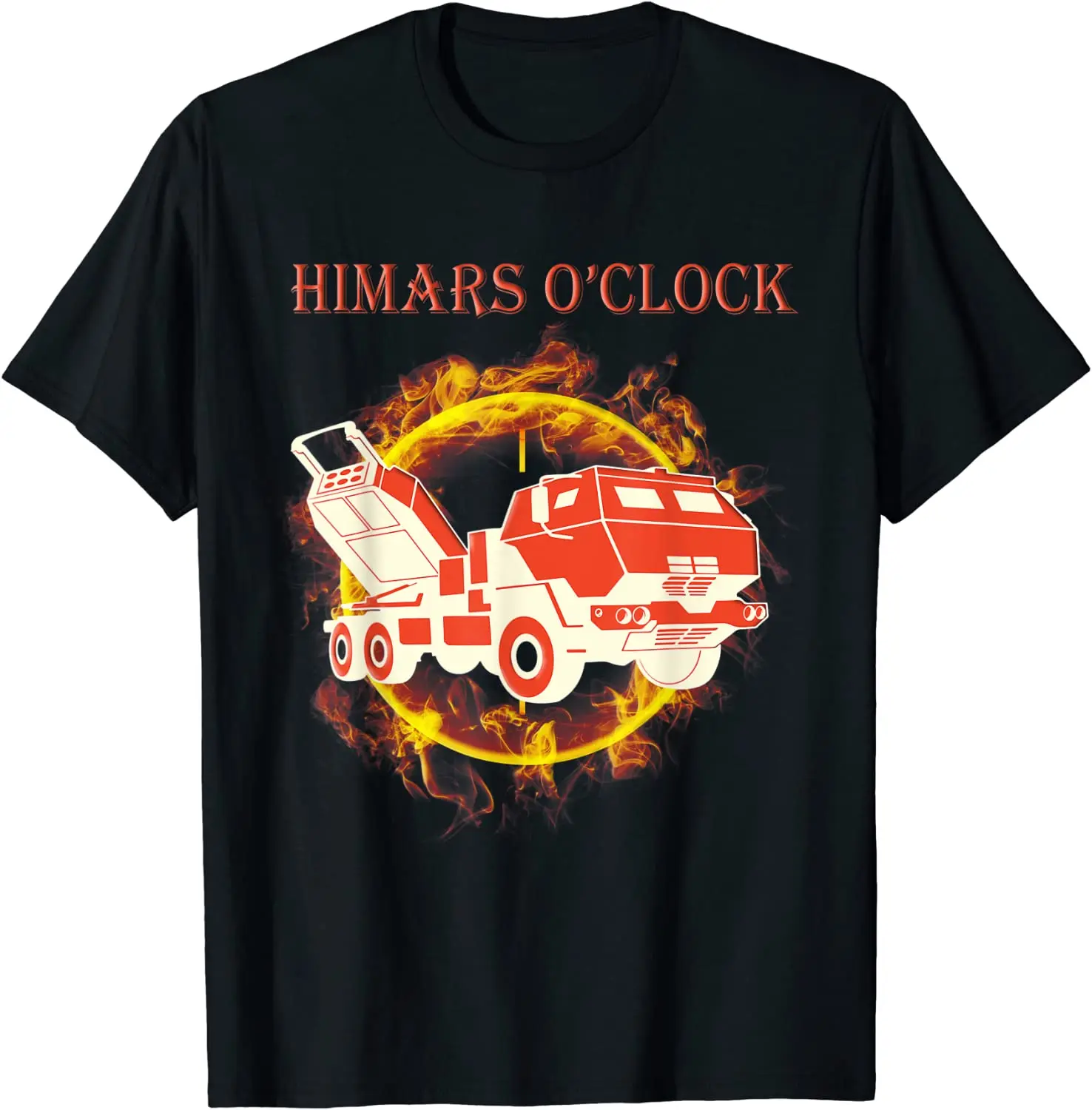 

Ukraine Himars O’clock M142 Army Men T-Shirt Short Sleeve Casual 100% Cotton O-Neck Summer TShirt