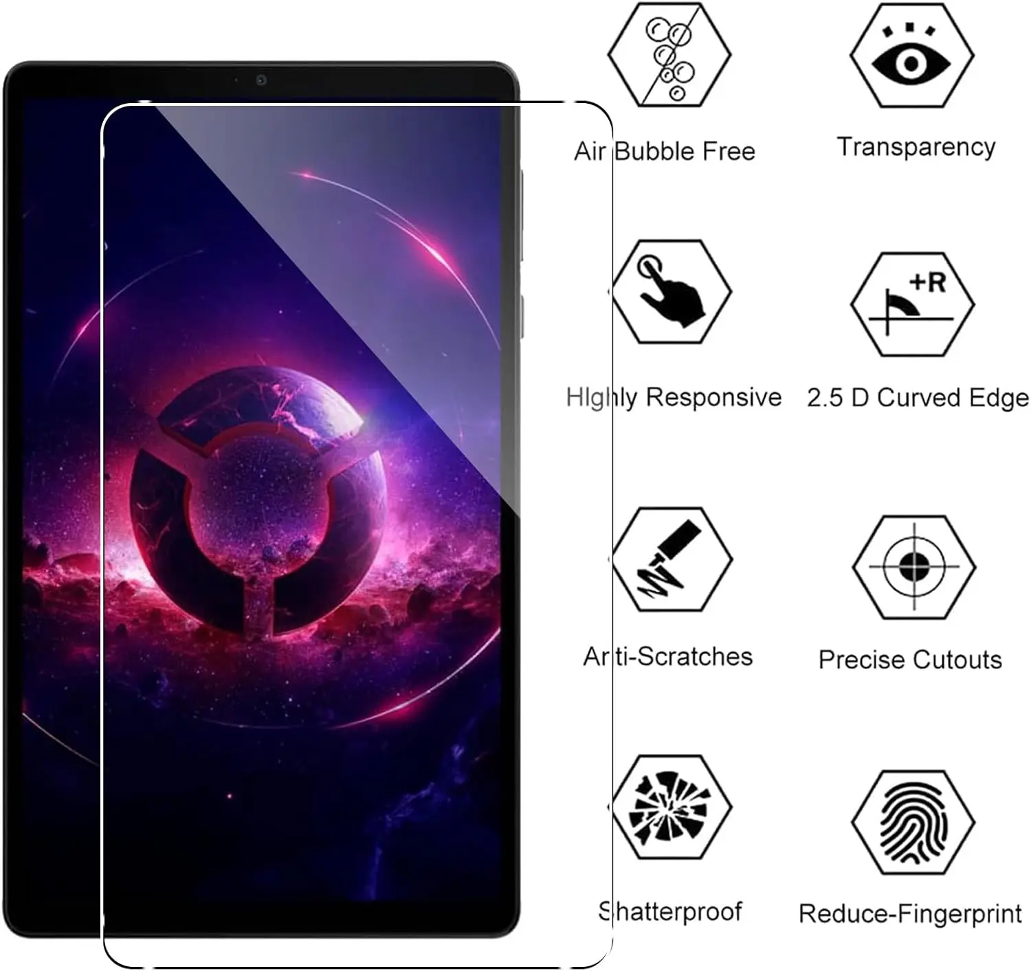 Premium Tempered Glass Screen Protector - High-Definition Clarity and Enhanced Durability