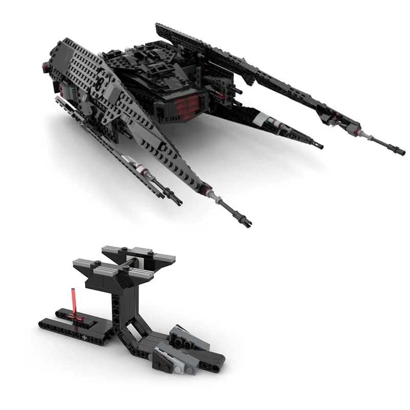 

MOC High-Tech Shuttle Space Battle Silencer-Knights of Ren Edition Ultimate Collection Building Blocks Children birthday toys
