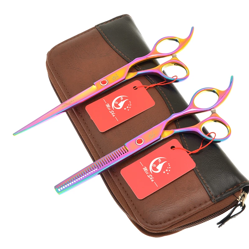 

Meisha 7 inch Hair Cutting Thinning Styling Tools Salon Hairdressing Scissors Set Barber Haircut Shears Hair Beauty Tools A0133A