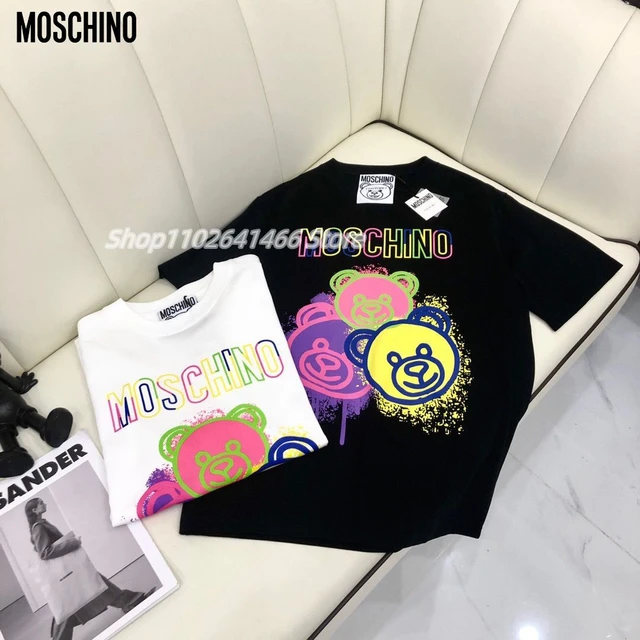 Camisetas Estampadas / Camisetas Diseños de Moschino para Hombre en Blanco