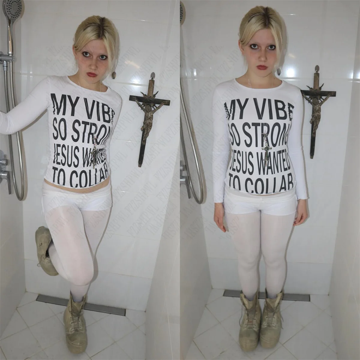 Women's Vintage Harajuku Gothic Hip Hop Emo Girl Casual Long Sleeve Tee Sexy Slim Chic Print Crop Top Grunge Punk Y2K Streetwear