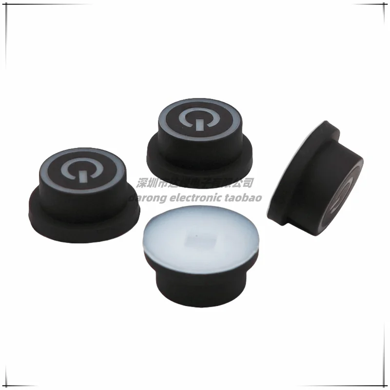 5PCS 19 * 9mm Power Silicone Button Cap Amplifier Panel Button Cap ...