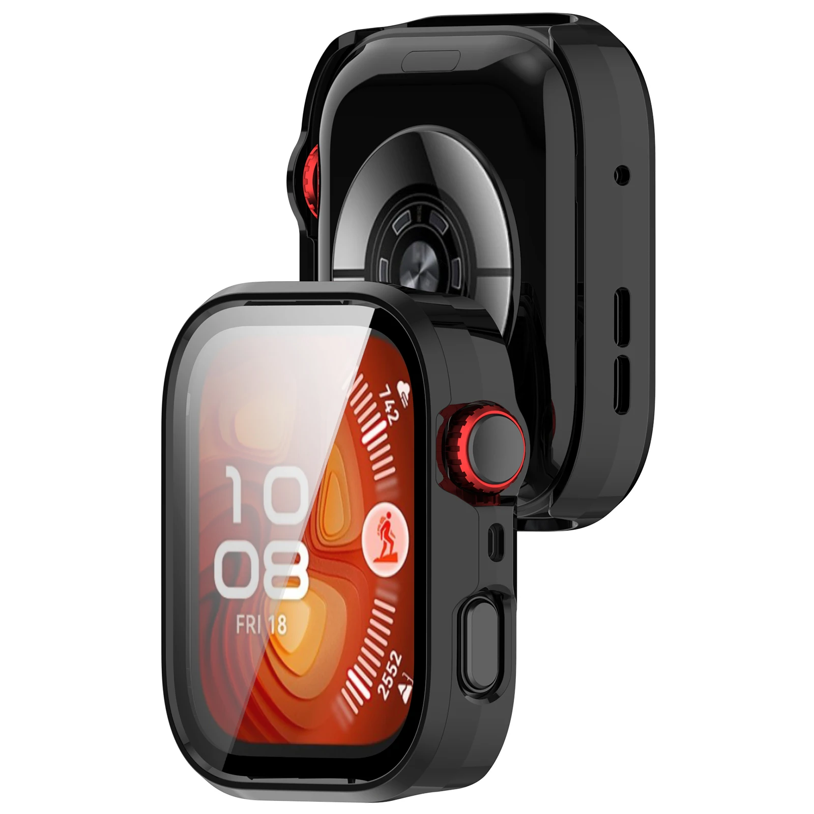 Tempered Glass+Case For Huawei watch Fit 4 Pro Accessories All-Around Protective Bumper Frame shell For huawei watch fit 4 Cover