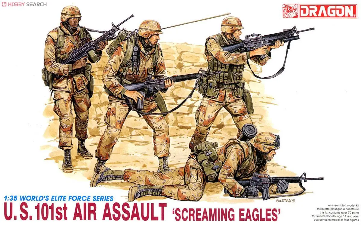 

Набор моделей DRAGON 3011 масштаб 1/35 США 101st Air Assault «Кричащие Орлы»