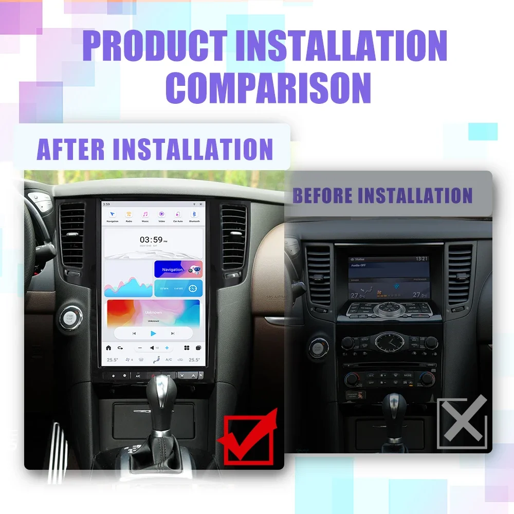 

14.4 Inch Android 11 Car Radio For Infiniti FX35 QX70 2009 2010 - 2013 Car Stereo Multimedia Player Head Unit Autoradio Carplay