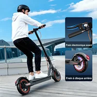 SEEMAR S3 Electric Scooter with App Function with Mobile Phone Holder and Anti-Theft Protection Foldable E Scooter 25-30 km 6