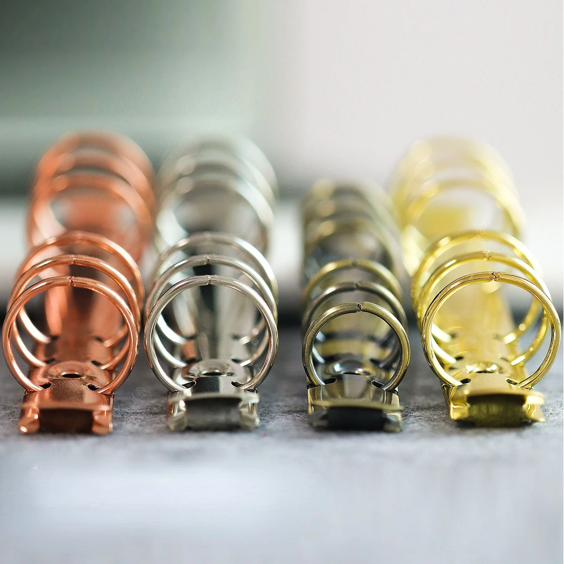 30mm A5/A6/A7 노트북 바인더 바인딩 교체 클립 금속 링 액세서리 루스 리프 예산 골드 바인더 바인딩 링
