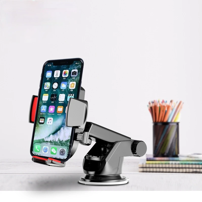 Sucker Car Phone Holder Mobile Phone Holder Stand in Car No Magnetic GPS Mount Support For iPhone 12 11 Pro Xiaomi HUAWEI