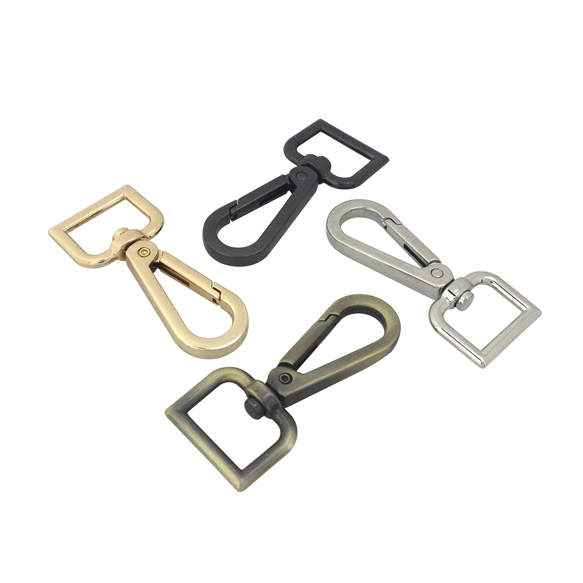 Description Picture 5 of item1pcs Metal Swivel Eye Snap Hook Trigger Clasps Clips for Leather Craft Bag Strap Belt Webbing Keychain Hooks Length 60mm 2-3/8"