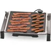 15-inch Electric Tilt-n-fold Griddle,Black,Legs fold in and drip tray locks in place for easy,compact storage,Easy to clean 6