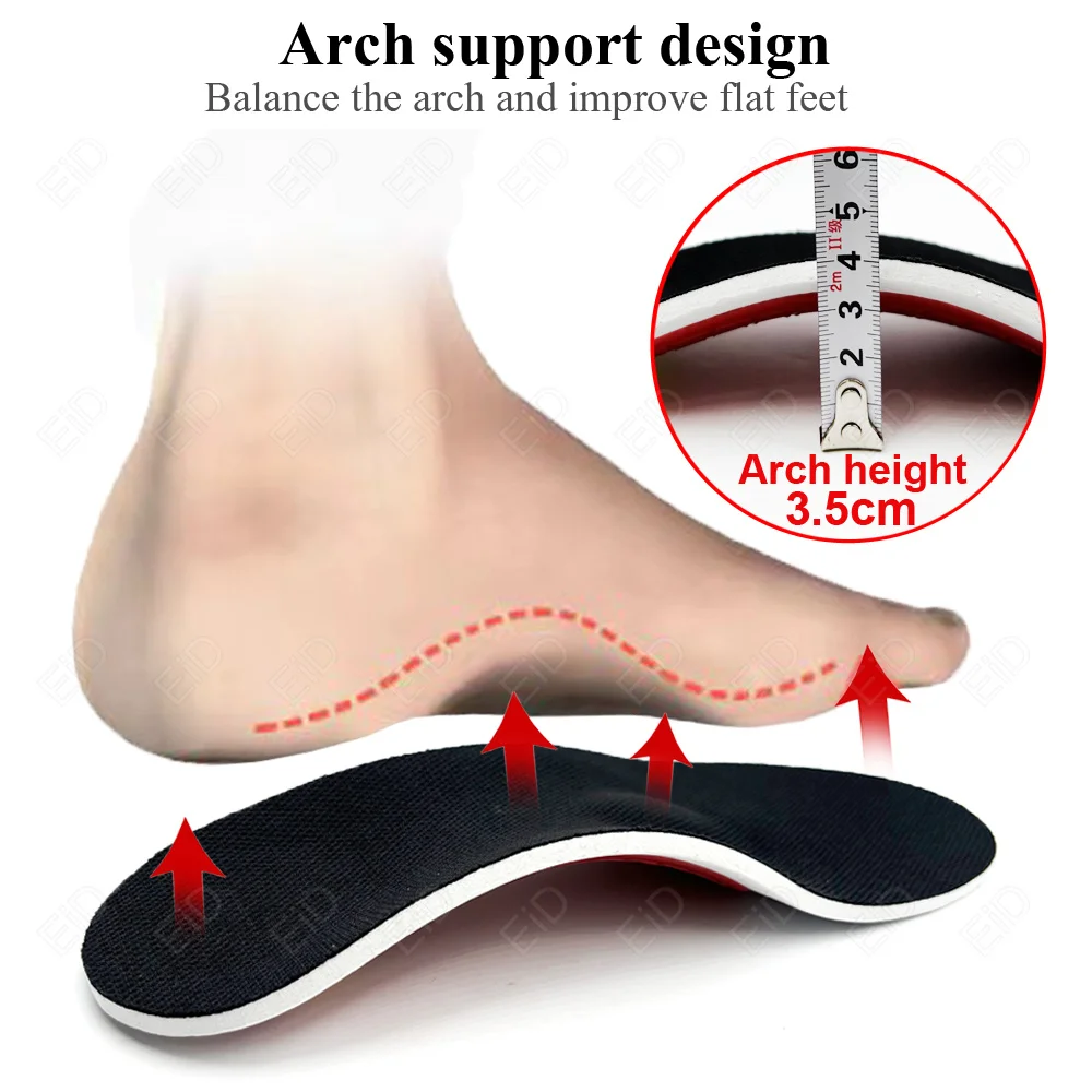 Sport Insoles Orthotic Arch Support Insoles For Flat Feet Orthopedic Shoe Sole Man Women Running Shoes Cushion Plantar Fasciitis