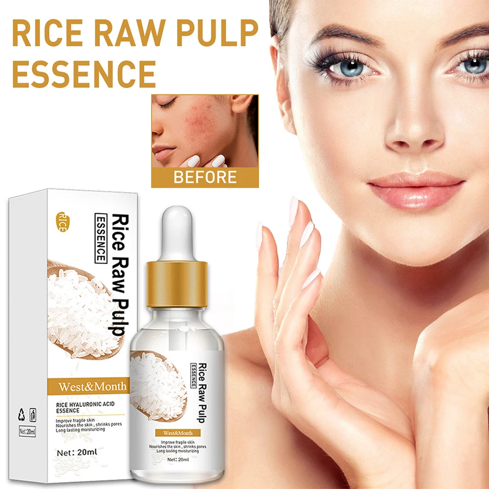 

Rice Raw Pulp Essence Hydrating Serum Pore Reducer Repair Age-damaged Skin Moisturizing Solution Intensive Skin Repair Skin Care