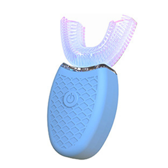 Degree Intelligent Automatic Sonic Electric Toothbrush U Type 4 Modes Tooth Brush USB Charging Tooth Whitening Blue Light