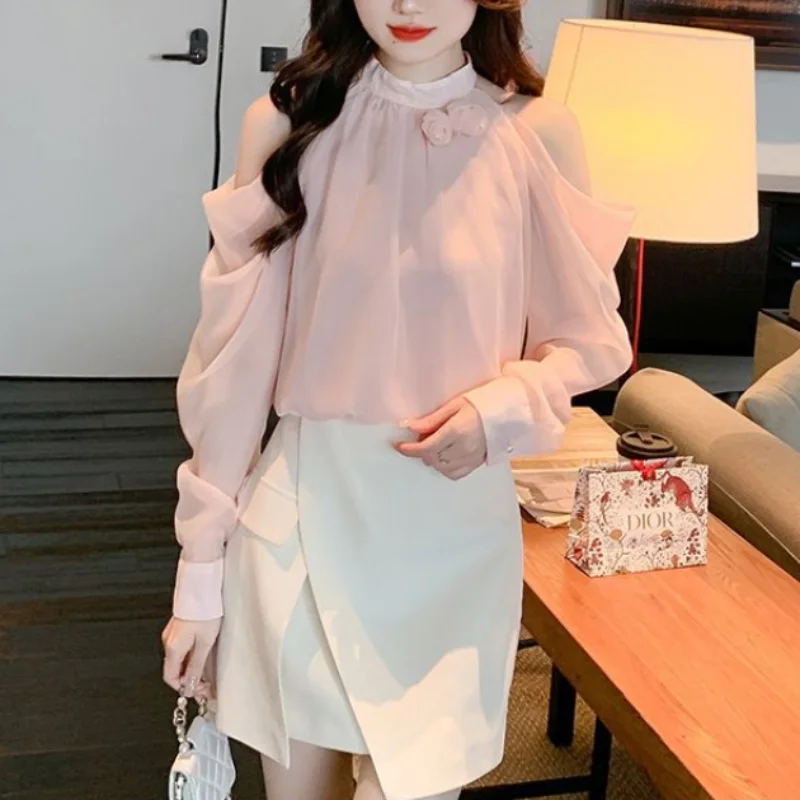 Spring and Summer New Simplicity Solid Color Fashion Pleated Commuting Versatile Sleeveless Round Neck Casual Pullover Shirt