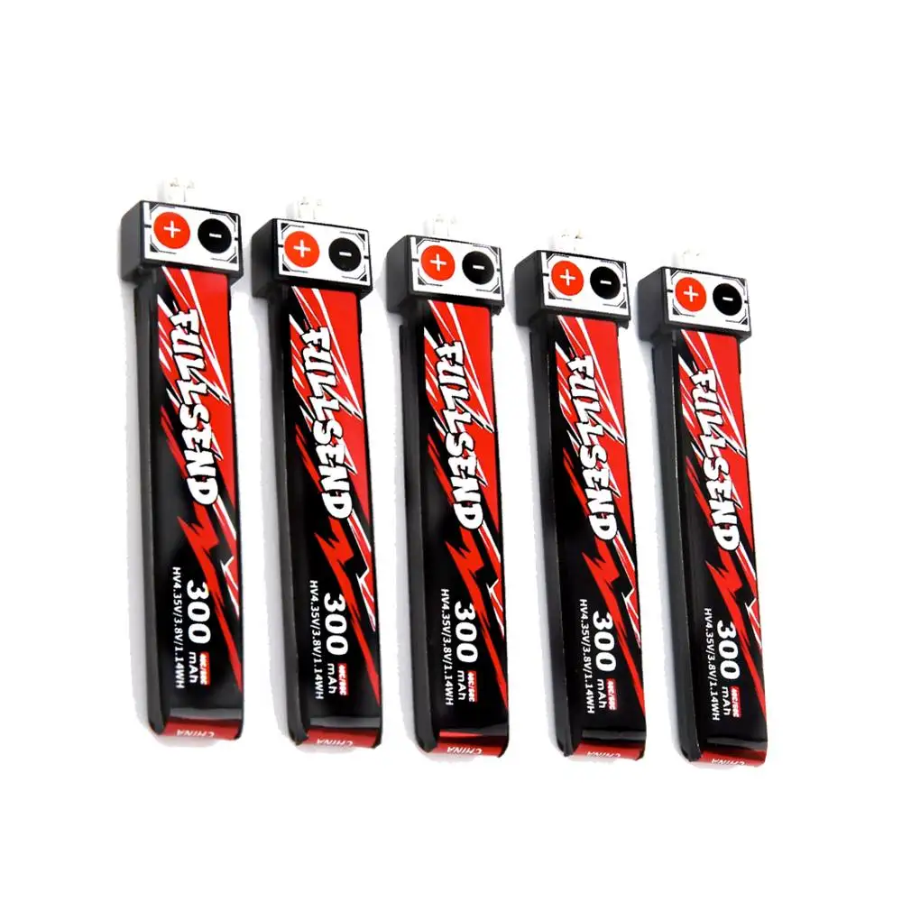 Fullsend Hv 1S 300Mah 40C Batteria Lipo Per A65 Tiny Whoop Drone