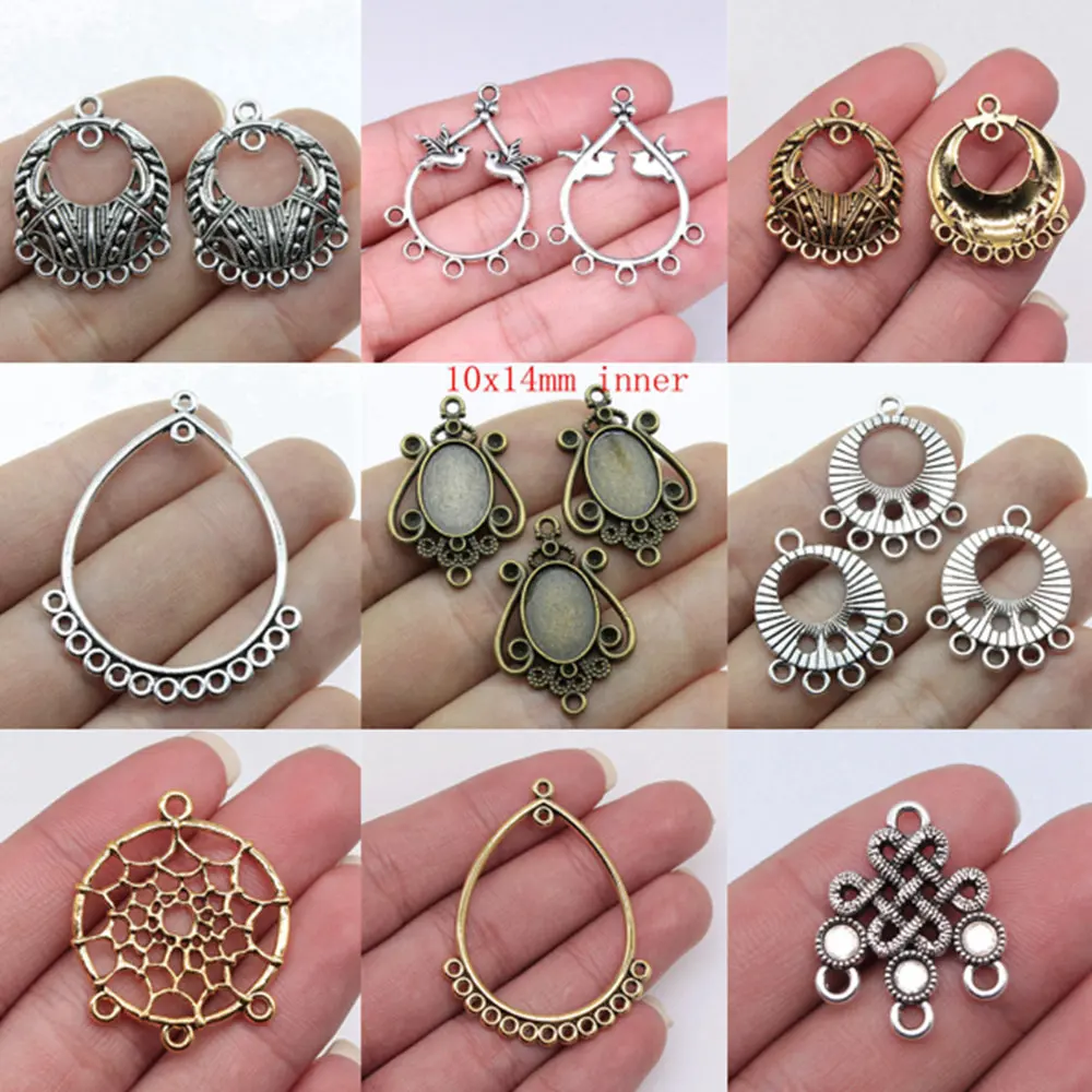 

Circular Earring Connector Components Car Pendant Items Jewelry Making