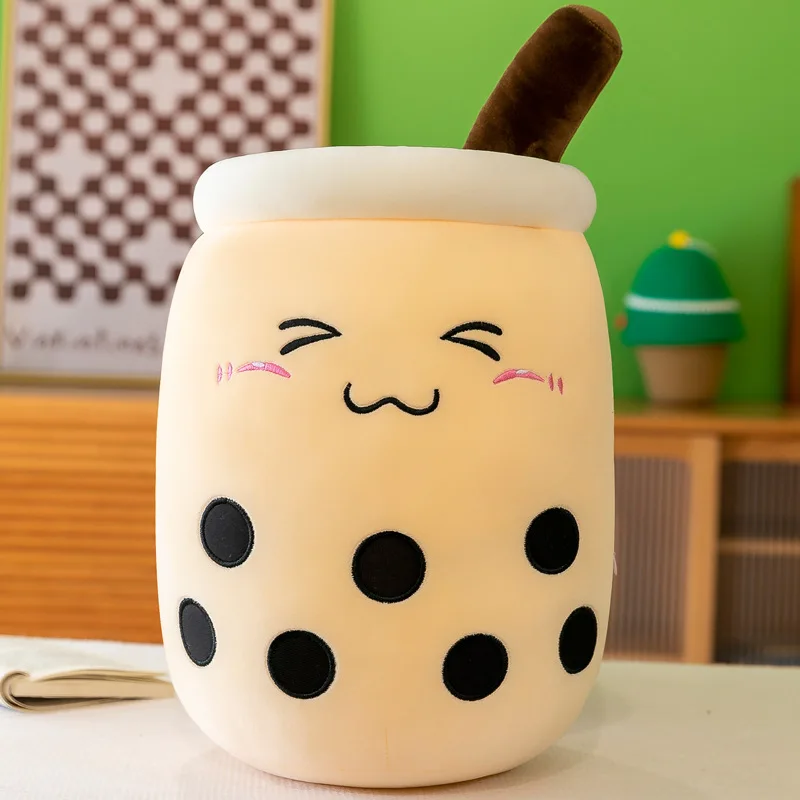 

25cm Kawaii Fruit Bubble Tea Cup Plush Doll Cute Soft Stuffed Food Milk Tea Soft Dollcup Pillow Cushion Kids Toys Birthday Gift