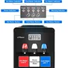 3 in 1 Water Dispenser with Built-in Ice Maker, Top Loading Water Cooler Dispenser for 3-5 Gallon Bottle with a Scoop, 3 Temps 3