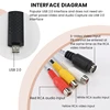 Easycap USB 2.0 Easy Cap Video TV DVD VHS DVR Capture Adapter Easier Cap USB Video Capture Device Support Win10 4