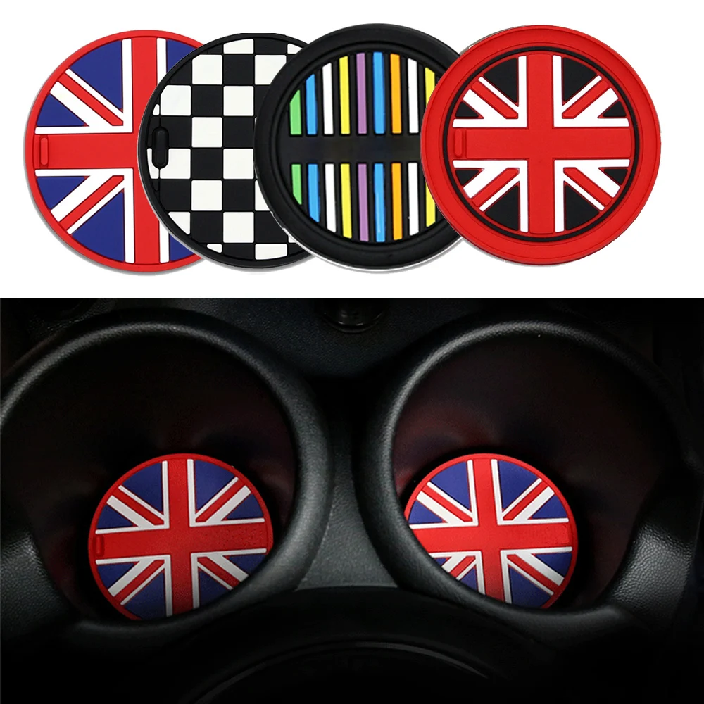 British Flag Auto Cup Holder Non-slip Mat for Mini R55 R56 R60 F55 F56 cup holder coasters,car non slip mat,non slip mat,cup holder inserts,silicone anti slip pad,silicone anti skid pad,cup holder insert