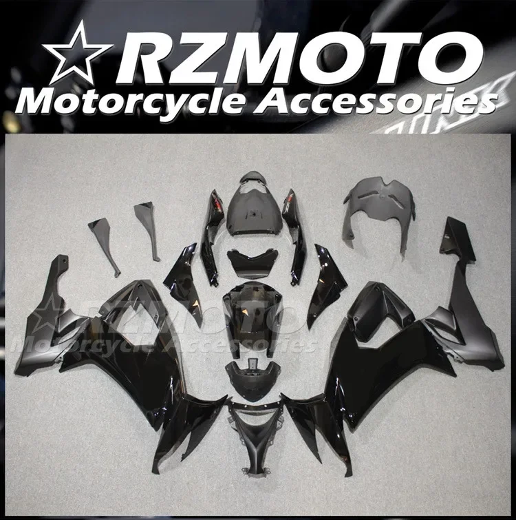 

4 подарка, новинка, полный комплект обтекателей из АБС-пластика, подходит для KAWASAKI ZX-10R ZX10R 2008 2009 2010 08 09 10, кузов черного цвета на заказ