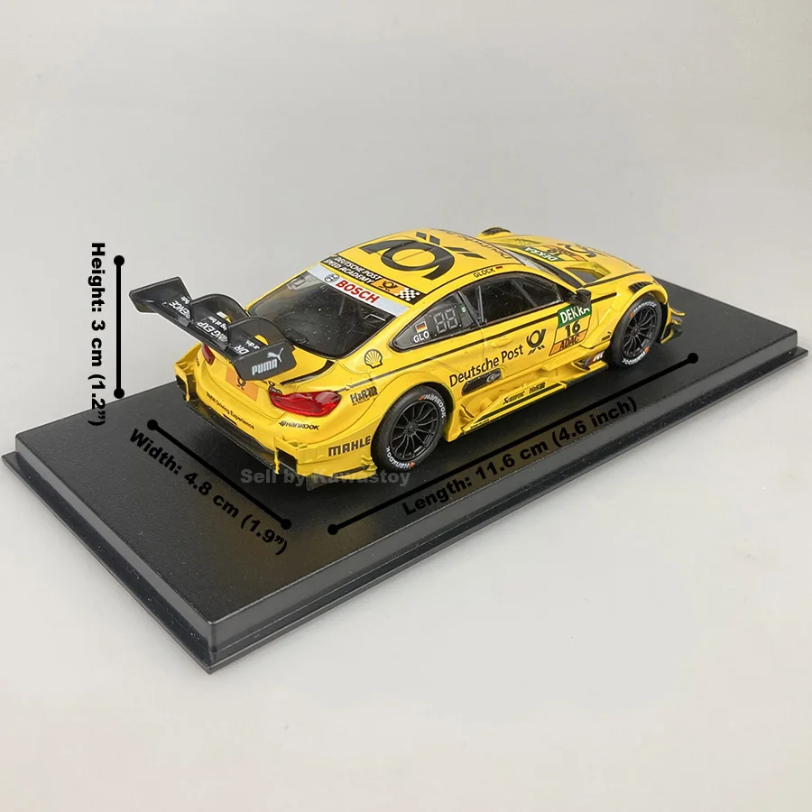 1:43 Scale BMW M4 DTM Deutsche Tourenwagen Masters Racing